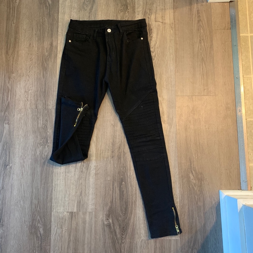 Boutique black straight leg jeans